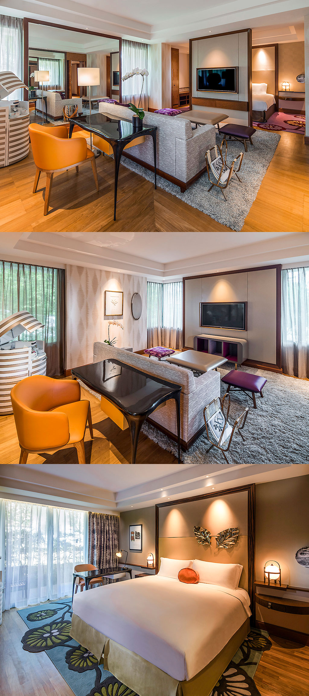 SKETCH desks installed at the Sentosa Resort and Spa, Singapore