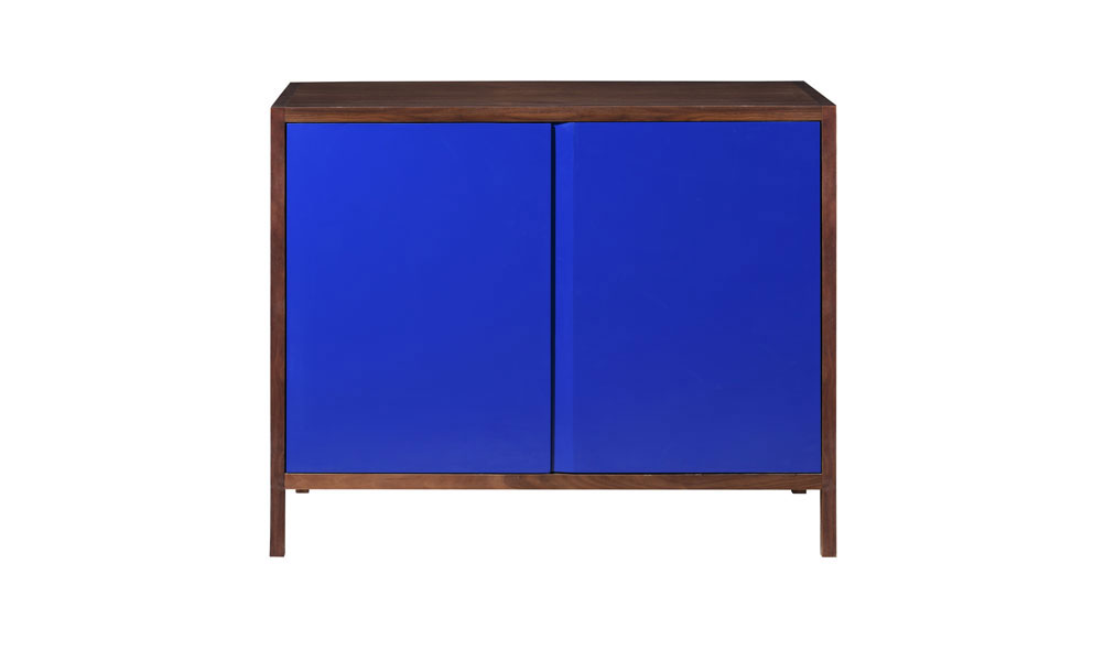 Lacquer and Walnut Cabinet