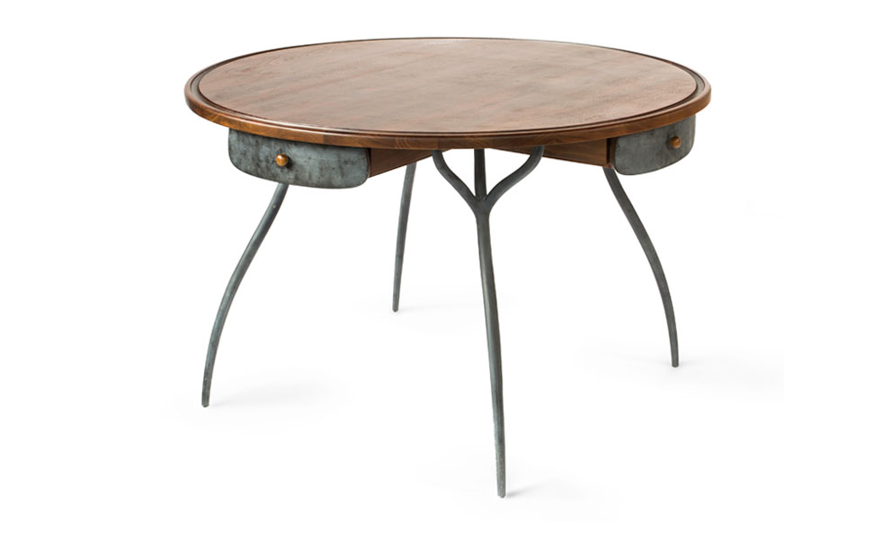 Talon Round Card Table and Dining Table